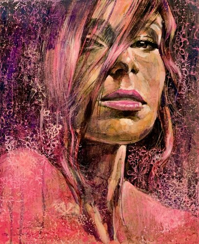 Sehnsucht nach Pink di Inga Mihailovic, Pittura in vendita su Singulart