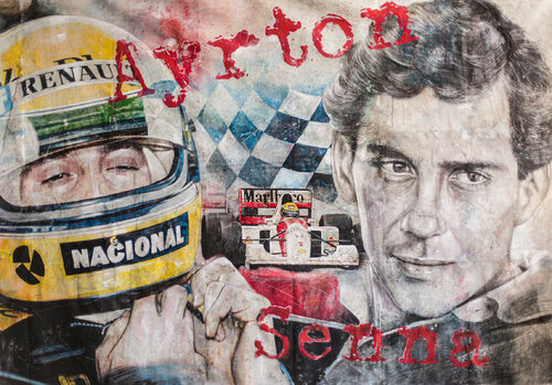 Ayrton Senna di Inga Mihailovic, Pittura in vendita su Singulart