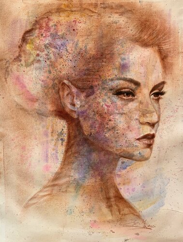 Trister Sommer by Inga Mihailovic, 종이 for Sale on Singulart