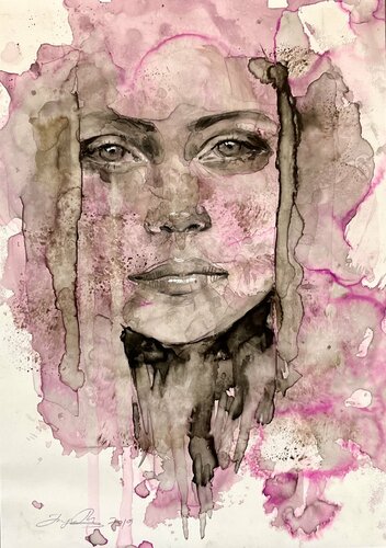 Für nur einen augenblick van Inga Mihailovic, Werk op papier te koop op Singulart