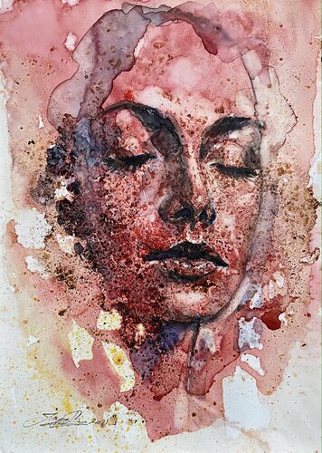 Zeit zum träumen di Inga Mihailovic, Opera su carta in vendita su Singulart