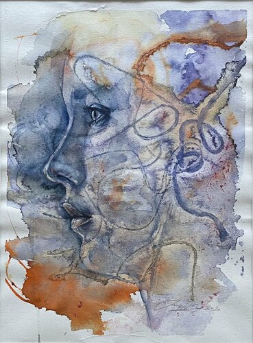 Grenzenlos by Inga Mihailovic, Work on Paper for Sale on Singulart