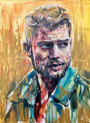 Das gelbe Zimmer von Inga Mihailovic, Malerei kaufen auf Singulart