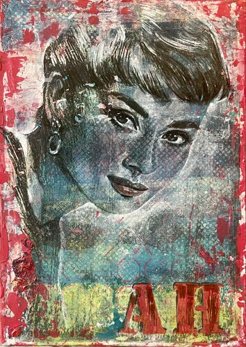Ah, Audrey! di Inga Mihailovic, Pittura in vendita su Singulart