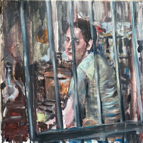Versteckt de Inga Mihailovic, Pintura a la venta en Singulart