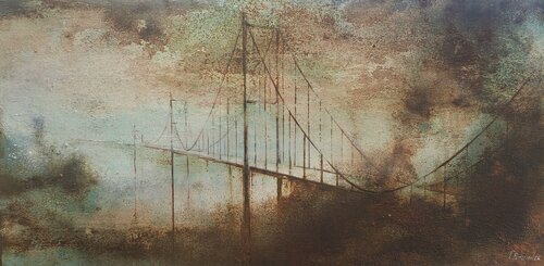 The bridge VII von Fabien Petillion, Malerei kaufen auf Singulart