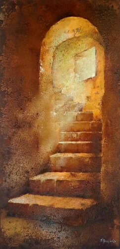 The old step de Fabien Petillion, Pintura a la venta en Singulart