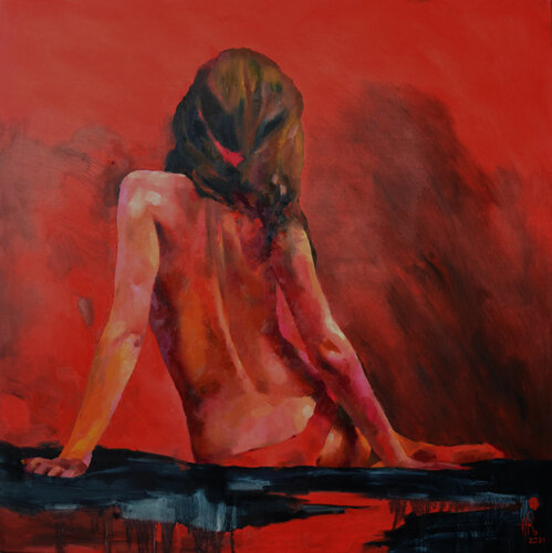 Red Room van Zhanna Kondratenko, Schilderij te koop op Singulart