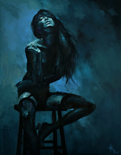 Tease van Zhanna Kondratenko, Schilderij te koop op Singulart