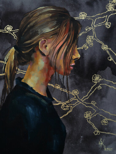 Blossoming Tree van Zhanna Kondratenko, Werk op papier te koop op Singulart