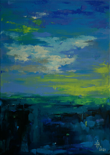 Lagoon di Zhanna Kondratenko, Pittura in vendita su Singulart