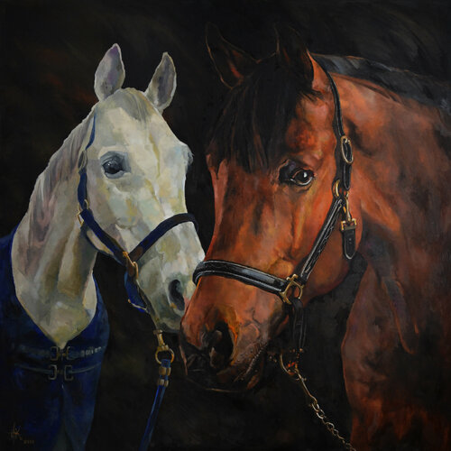 M&F van Zhanna Kondratenko, Schilderij te koop op Singulart