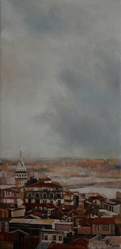 Mainly Cloudy by Zhanna Kondratenko, Painting for Sale on Singulart