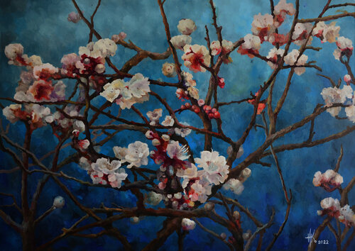 Blossoming. Prime van Zhanna Kondratenko, Schilderij te koop op Singulart