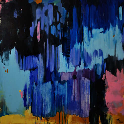 Rainy Graffiti di Zhanna Kondratenko, Pittura in vendita su Singulart
