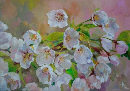 Tender Bloom van Zhanna Kondratenko, Schilderij te koop op Singulart