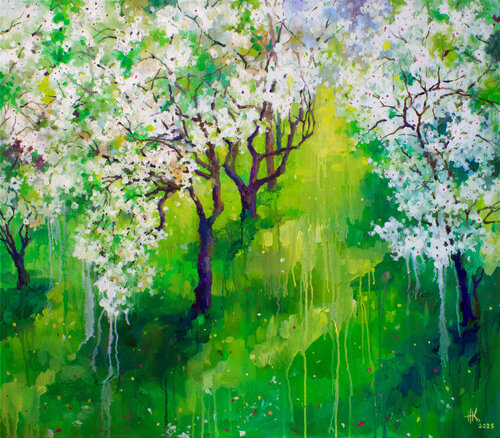 Whispers of Blossom Light von Zhanna Kondratenko, Malerei kaufen auf Singulart