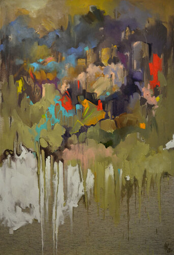 Thinking Out Loud van Zhanna Kondratenko, Schilderij te koop op Singulart