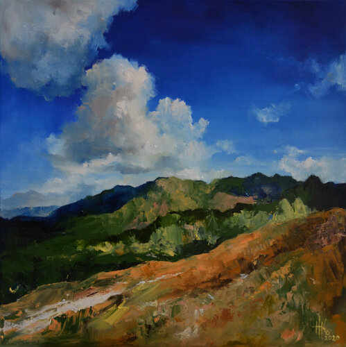 Long Way van Zhanna Kondratenko, Schilderij te koop op Singulart