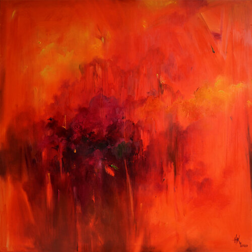 Magma van Zhanna Kondratenko, Schilderij te koop op Singulart