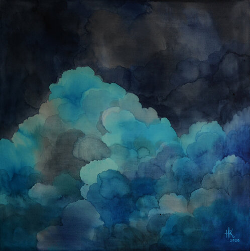 Rainy Wings van Zhanna Kondratenko, Schilderij te koop op Singulart