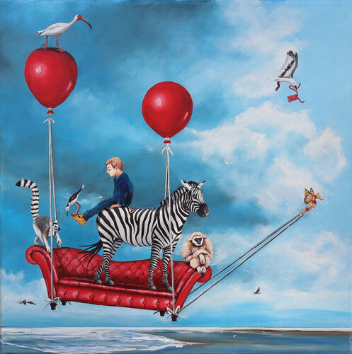 Vagabondage by Nathalie Roure, Painting for Sale on Singulart