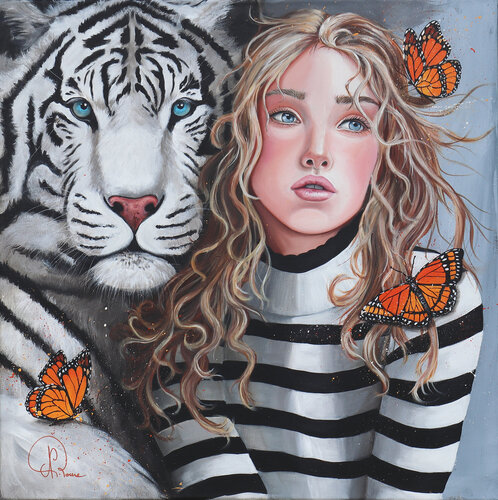 Rêverie du Bengale de Nathalie Roure, Pintura a la venta en Singulart