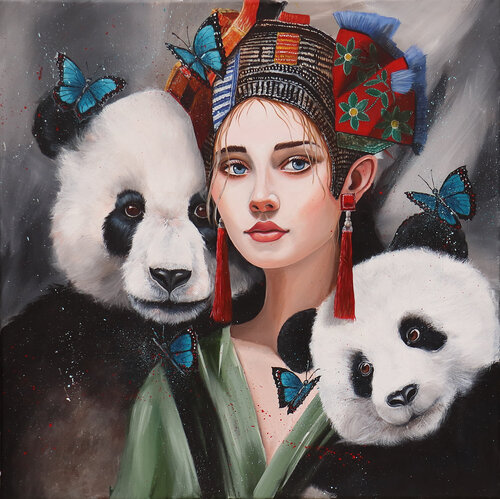 L’harmonie naturelle van Nathalie Roure, Schilderij te koop op Singulart
