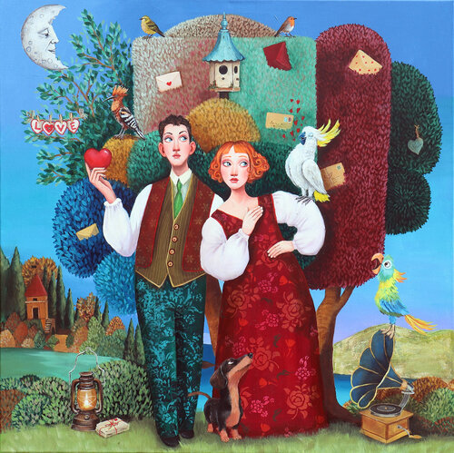 L'arbre à souhaits de Nathalie Roure, Pintura a la venta en Singulart