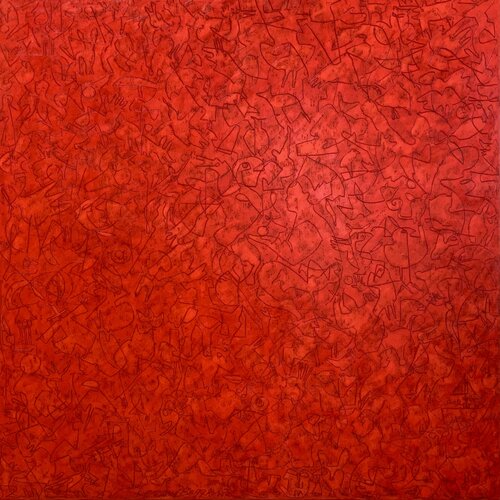Red Intention von Denny Baggen, Malerei kaufen auf Singulart