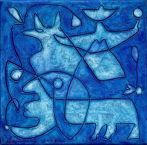 The moon di Denny Baggen, Pittura in vendita su Singulart