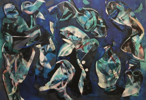 Dolphin di Denny Baggen, Pittura in vendita su Singulart
