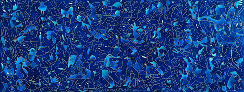 Line to Source van Denny Baggen, Schilderij te koop op Singulart