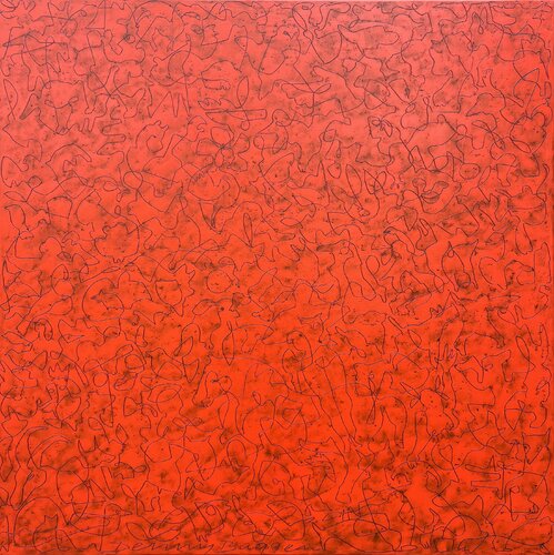 Red Company di Denny Baggen, Pittura in vendita su Singulart