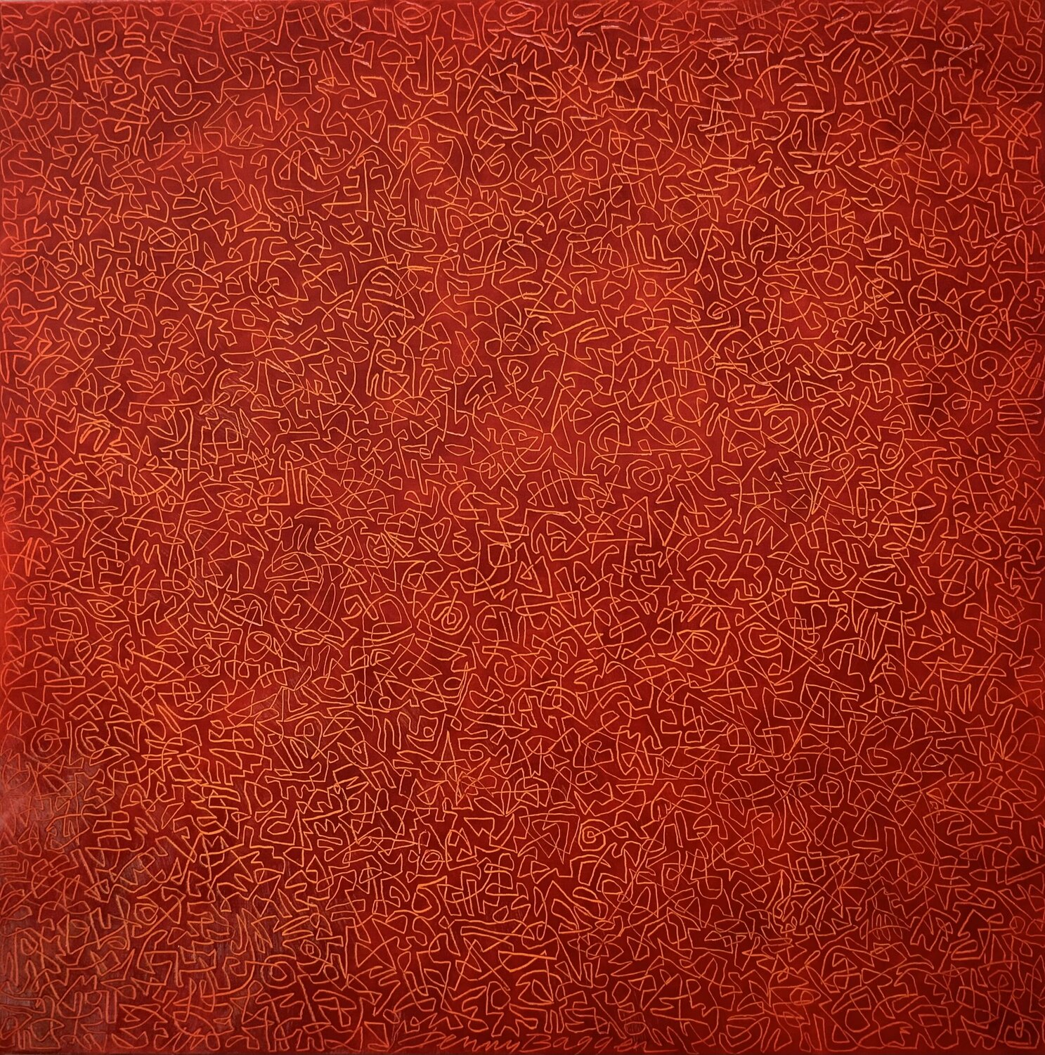 Warm Red Energy Field Denny Baggen