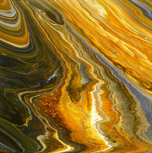 Mouvements tectoniques van Michel Thévenot, Schilderij te koop op Singulart