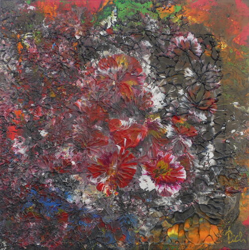 Pich's magic abstract  paint 123 von Michel Thévenot, Malerei kaufen auf Singulart