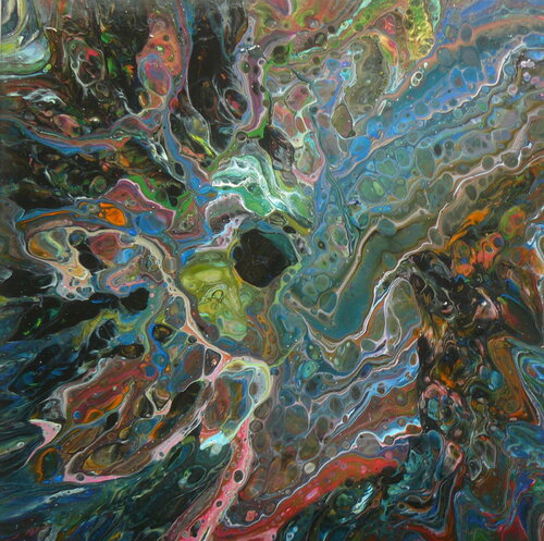 Pich's magic abstract  paint 109 di Michel Thévenot, Pittura in vendita su Singulart