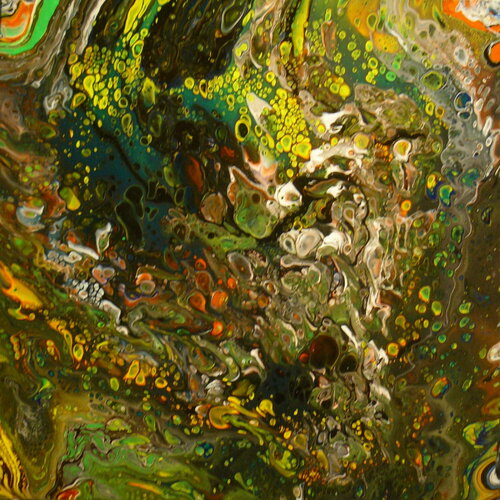 Les abysses regorgent de vies et de couleurs di Michel Thévenot, Pittura in vendita su Singulart