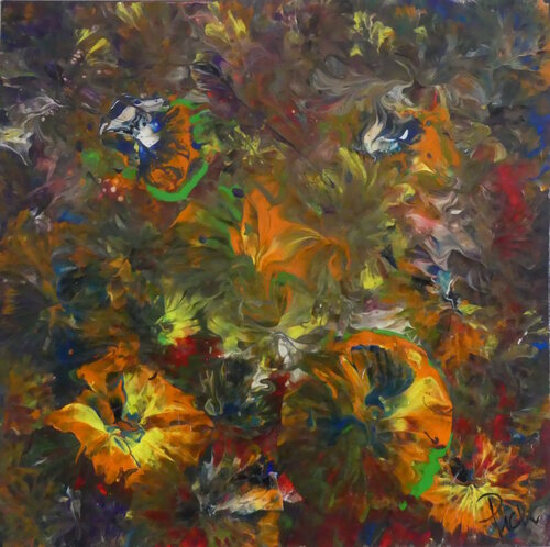 Pich's magic abstract  paint 158 Michel Thévenot