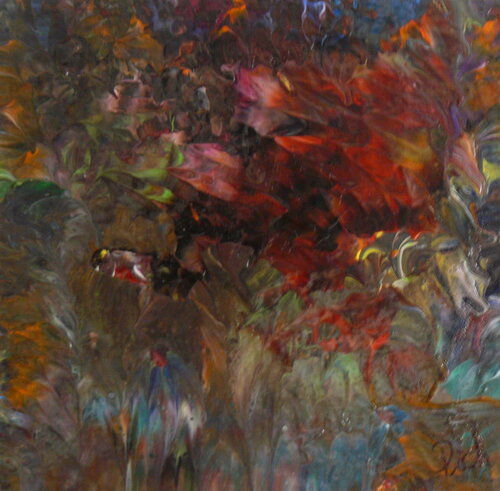 Pich's magic abstract  paint 159 di Michel Thévenot, Pittura in vendita su Singulart