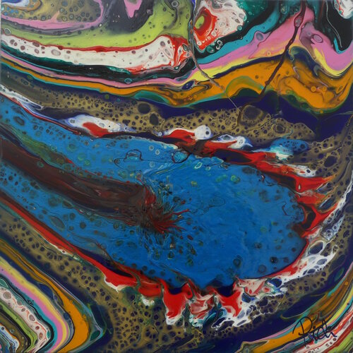 Pich's magic abstract  paint 117 di Michel Thévenot, Pittura in vendita su Singulart