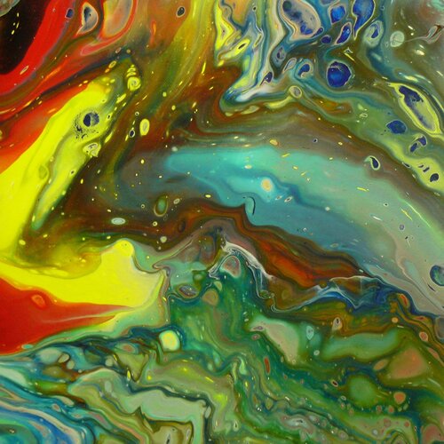 Pich's magic abstract  paint 96 Michel Thévenot
