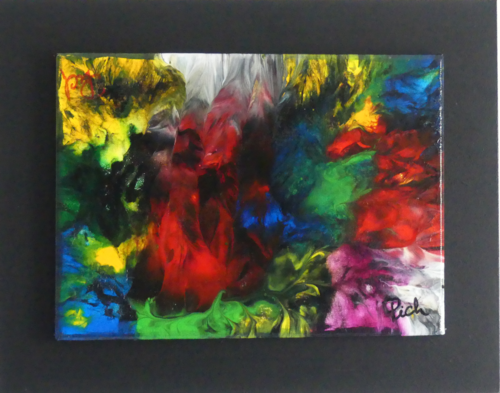 Pich' s magic abstract  paint 126 Michel Thévenot