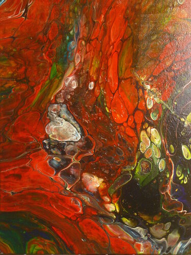 Roches volcaniques by Michel Thévenot, Painting for Sale on Singulart