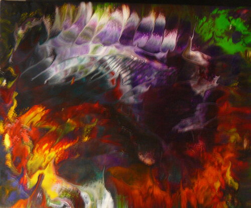 Pich' s magic abstract  paint 149 Michel Thévenot