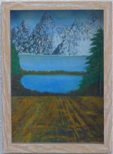 Impression Fine Art "The Blue Mountain" par Michel Thévenot, Photographie en vente sur Singulart