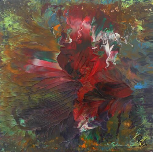 "Ardeur et tranquillité" - Pich's magic abstract paint # 167 von Michel Thévenot, Malerei kaufen auf Singulart
