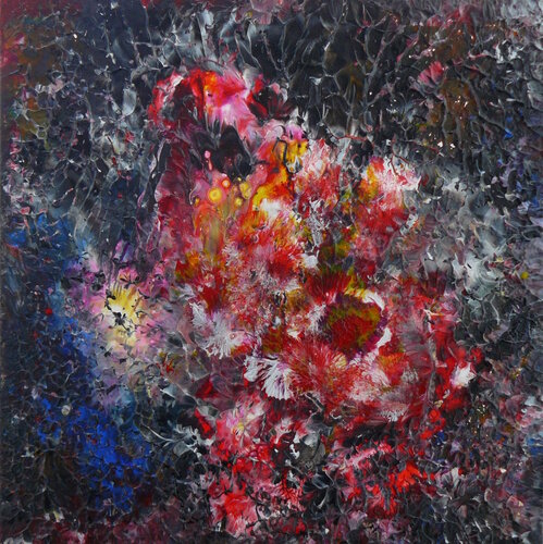 "Harmonie étrange" -  Pich's magic abstract paint # 124 di Michel Thévenot, Pittura in vendita su Singulart