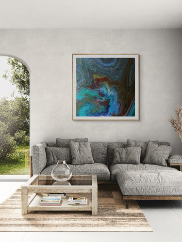"Voyage intérieur" - Pich's magic abstract paint # 101 de Michel Thévenot, Pintura a la venta en Singulart